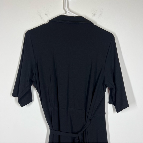 Eileen Fisher Wrap Dress Size Large - Picture 4 of 7